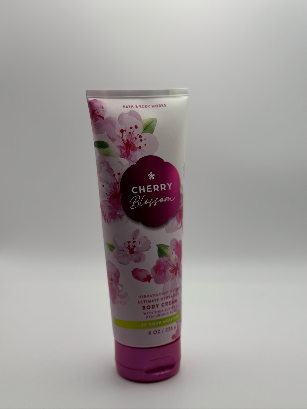 Bath & Body Works Cherry Blossom Body Cream - Pink & White